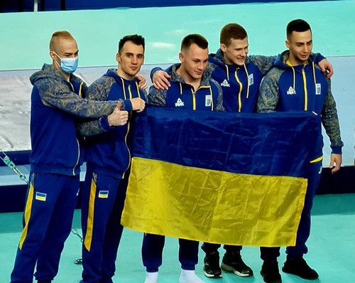 Украинские гимнасты стали чемпионами Европы в командном первенстве