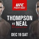 Где смотреть онлайн UFC: Стивен Томпсон – Джефф Нил
