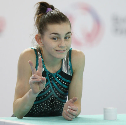 Украинские гимнастки выиграли еще три медали на чемпионате Европы