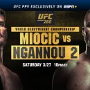 Где смотреть онлайн UFC 260: Стипе Миочич – Франсис Нганну